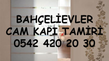 Bahçelievler Cam Kapı Tamiri