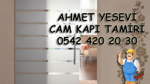 Ahmet Yesevi Cam Kapı Tamiri