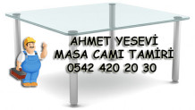 Ahmet Yesevi Masa Camı Tamiri