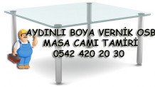 Aydınlı Boya Vernik OSB Masa Camı Tamiri