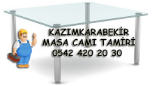 Kazımkarabekir Masa Camı Tamiri