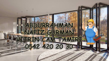 Abdurrahman Nafiz Gürman Vitrin Cam Tamiri