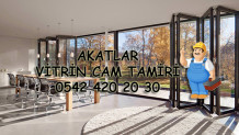 Akatlar Vitrin Cam Tamiri