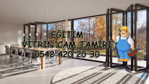 Eğitim Vitrin Cam Tamiri