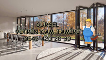 Gürsel Vitrin Cam Tamiri