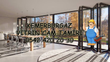 Kemerburgaz Vitrin Cam Tamiri