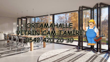 Ortamahalle Vitrin Cam Tamiri