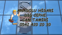 Anadolu Hisarı Dış Cephe Cam Tamiri