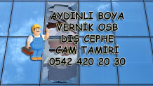 Aydınlı Boya Vernik OSB Dış Cephe Cam Tamiri