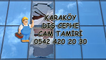 Karaköy Dış Cephe Cam Tamiri