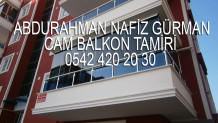 Abdurrahman Nafiz Gürman Cam Balkon Tamiri