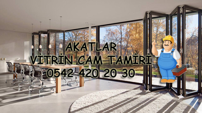 Akatlar Vitrin Cam Tamiri